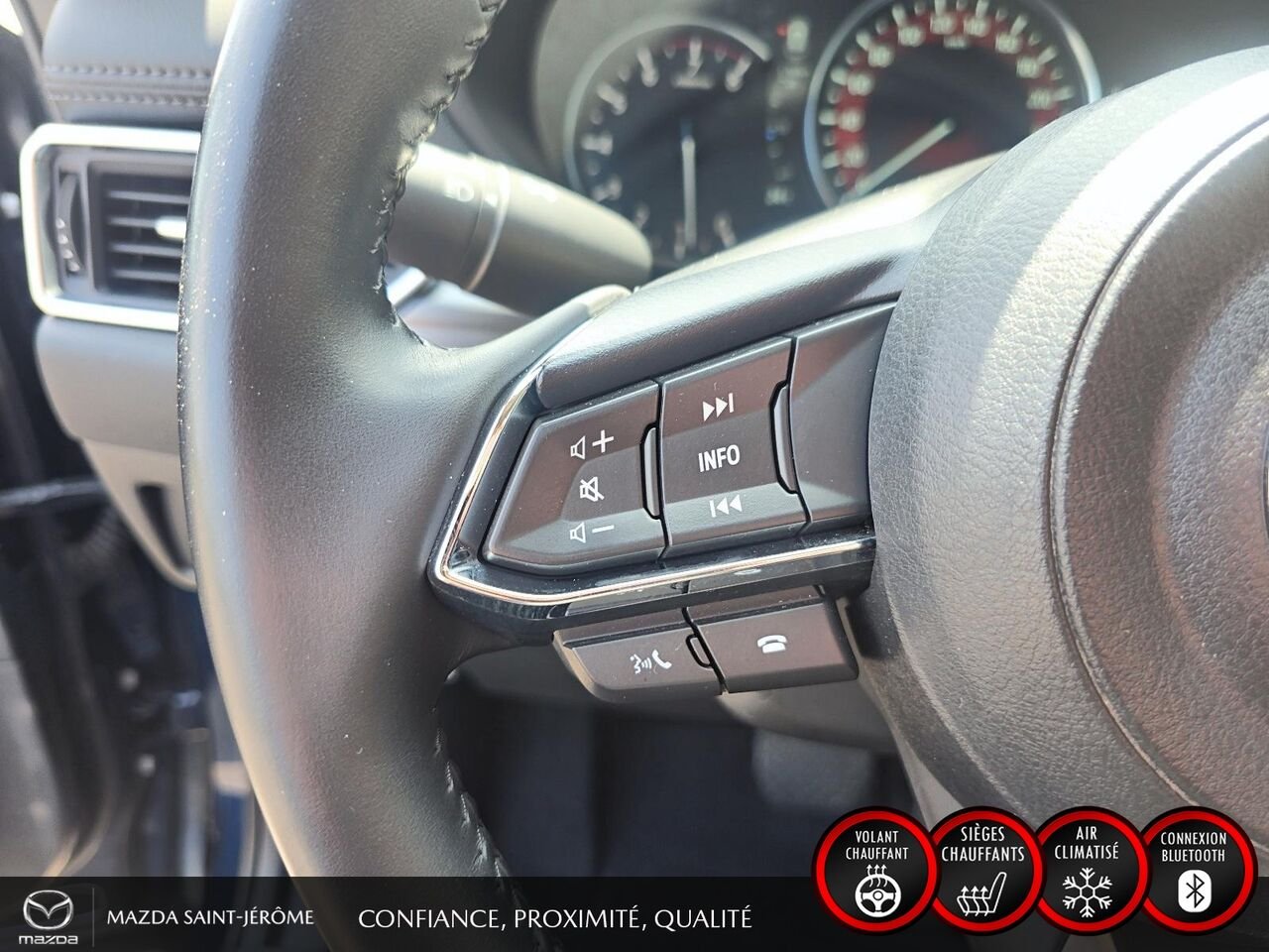Mazda CX-5 GS | AWD | CUIR | MAGS | 2023 Bleu Saint-Jérôme - photo #13