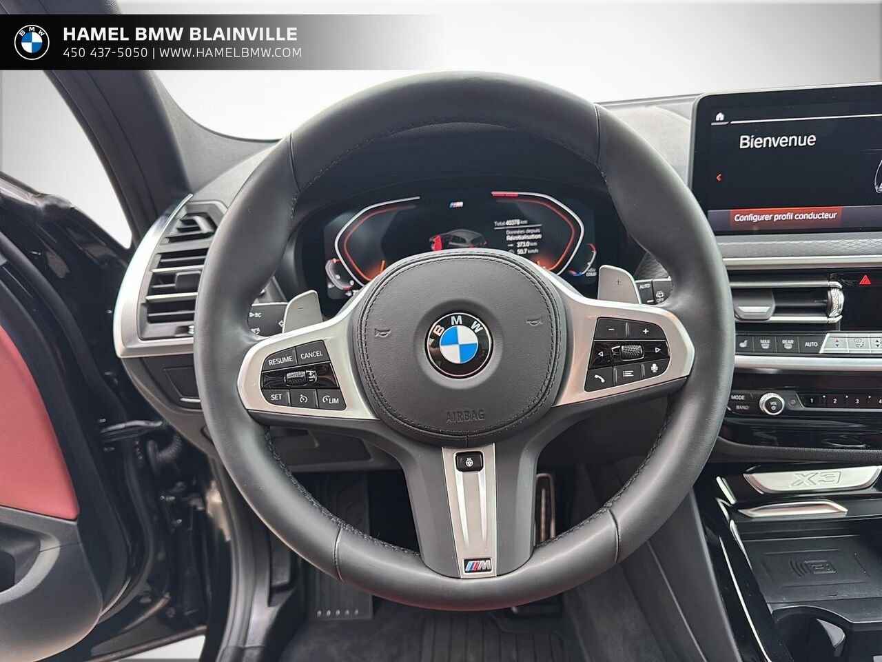 BMW X3 xDrive30i véhicule d'activités sportives 2024 Noir Blainville - photo #11