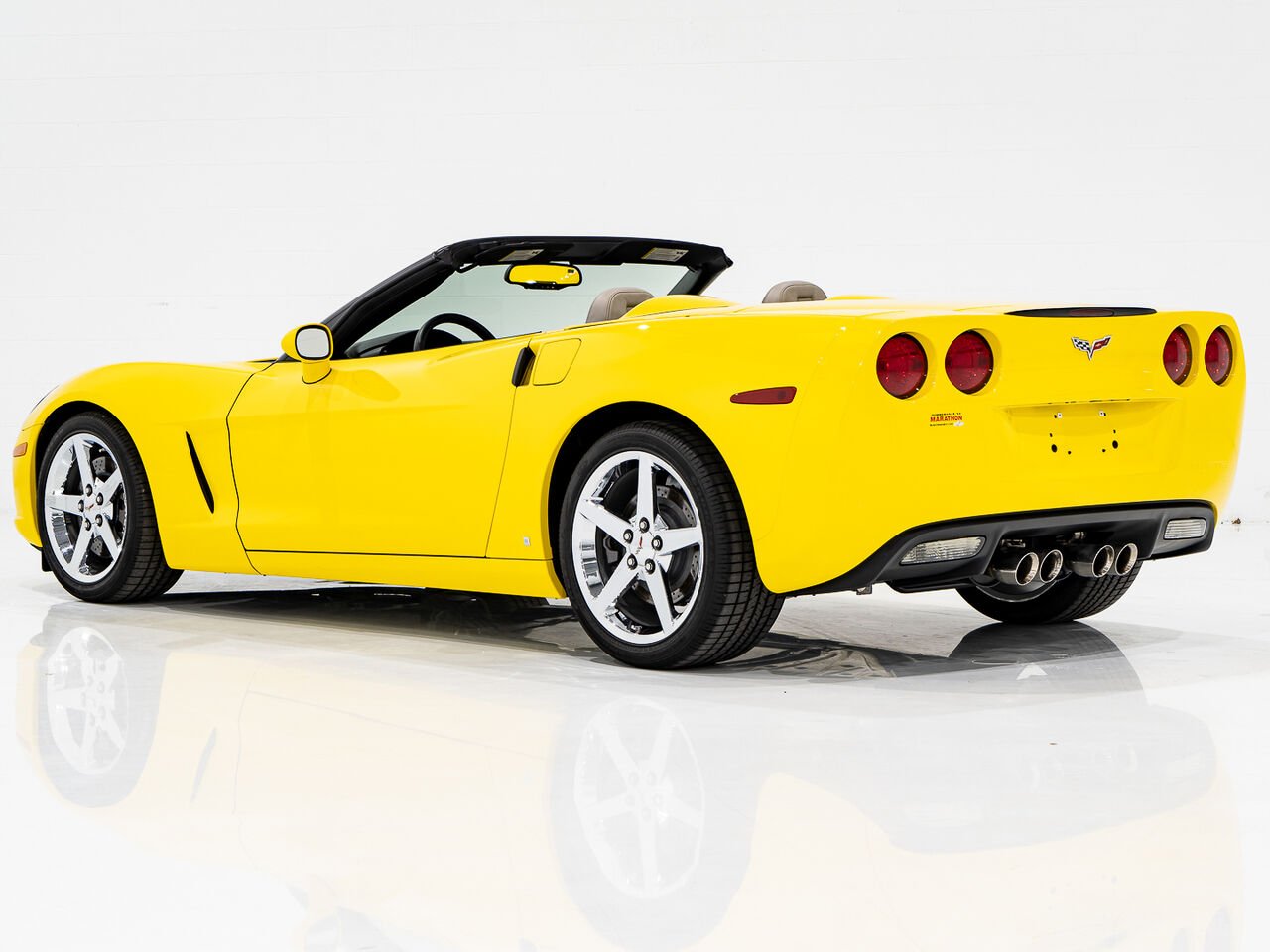 2008 Chevrolet Corvette With only 900km (563mi) From new with window sticker Yellow Kirkland - photo #10
