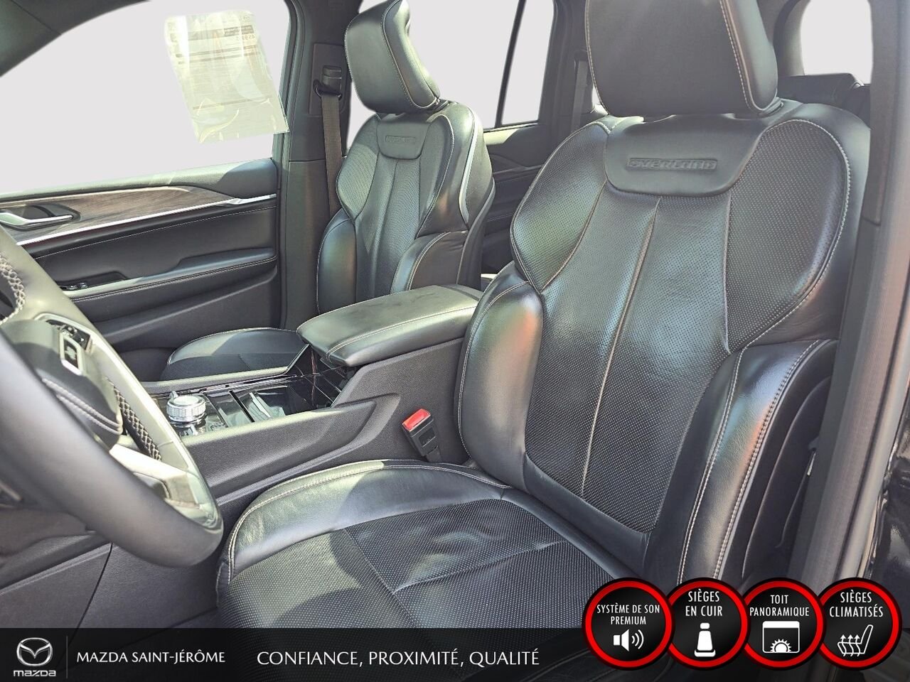2023 Jeep Grand Cherokee Overland | TOIT PANORAMIQUE | AUDIO MCINTOSH | Black Saint-Jérôme - photo #16