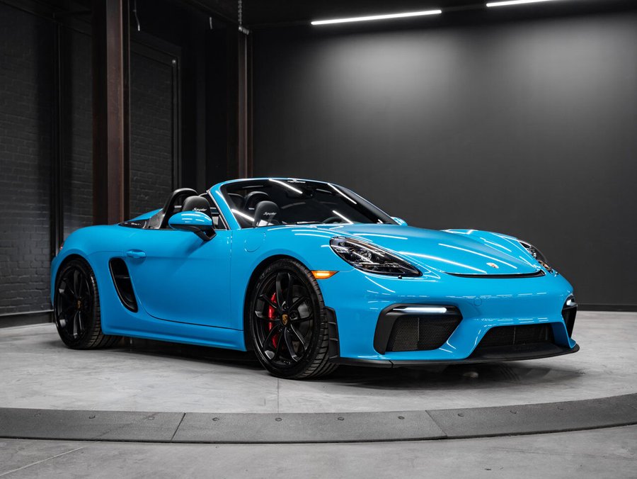 2020 Porsche 718 Spyder 2020 Blue