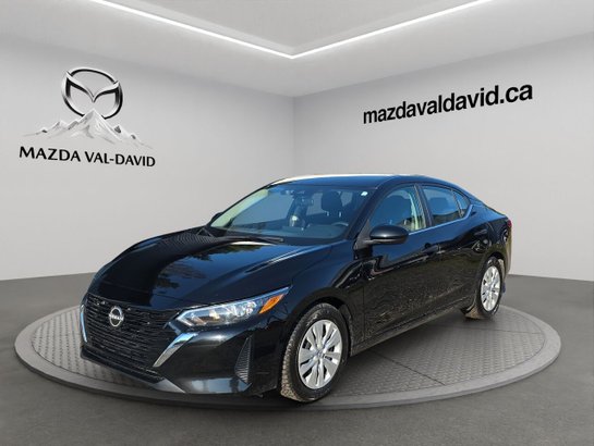 2024 Nissan Sentra S Plus CVT, caméra de recul, commande audio au volant, Apple Carplay Black