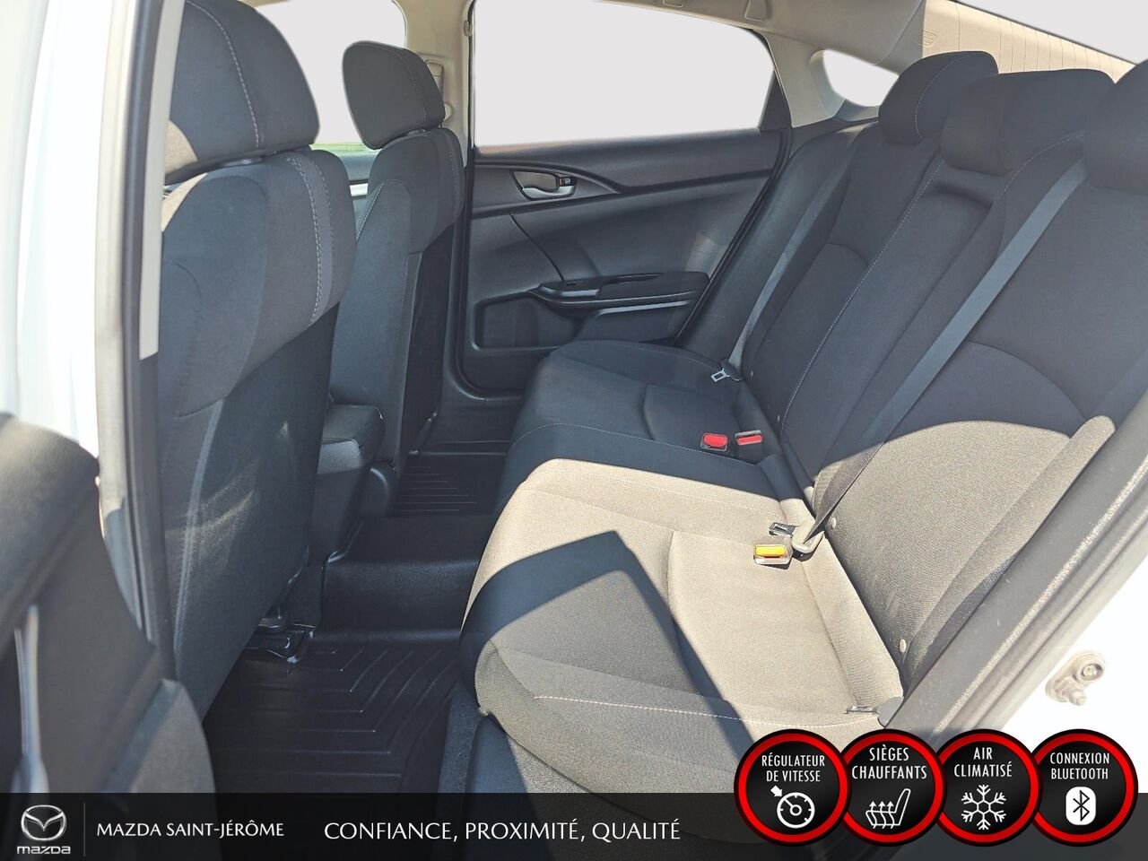2020 Honda Civic Berline LX | MANUELLE | MAGS NOIR | CLEAN CARFAX | White Saint-Jérôme - photo #19