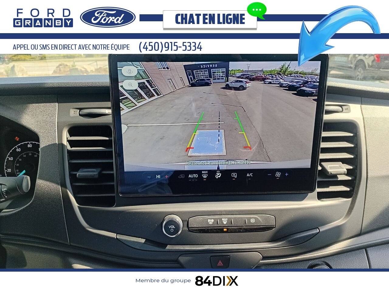 Ford E-TRANSIT FOURGONNETTE UTILITAIRE 2024 Blanc Granby - photo #14