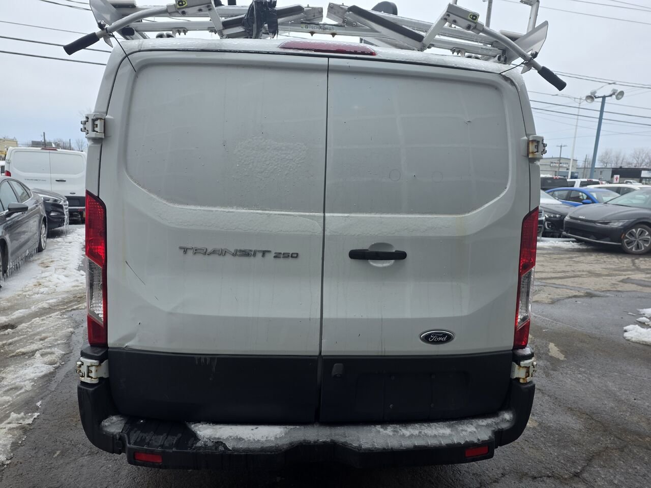 2016 Ford Transit fourgon utilitaire White  - photo #4