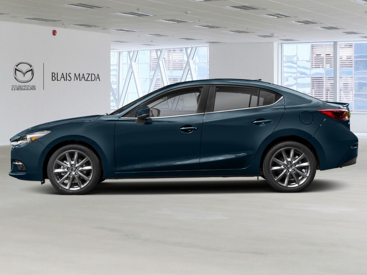 2018 MAZDA Mazda3 Sport Deep Crystal Blue Mica Ste-Marie - photo #1