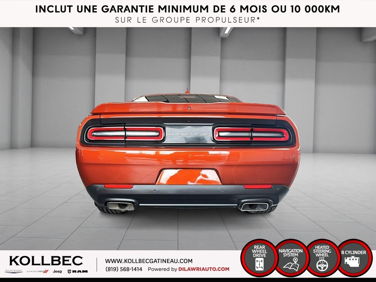 DODGE CHALLENGER R/T 2021 Orange Ottawa & Gatineau - photo #15