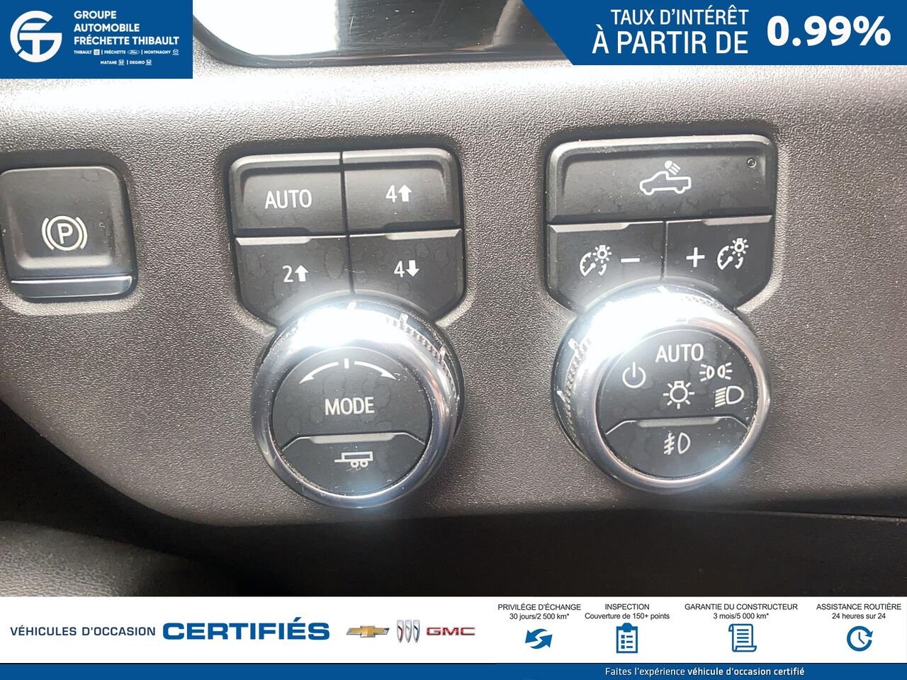 GMC SIERRA Elevation cabine multiplace 4RM 157 po 2024 Blanc Montmagny - photo #17