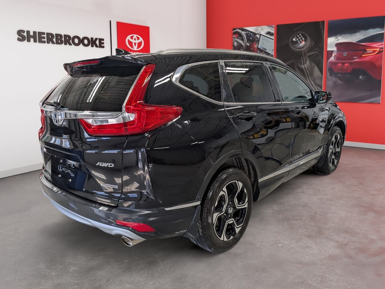 2018 Honda CR-V 2HKRW2H93JH134221 Black Sherbrooke - photo #3