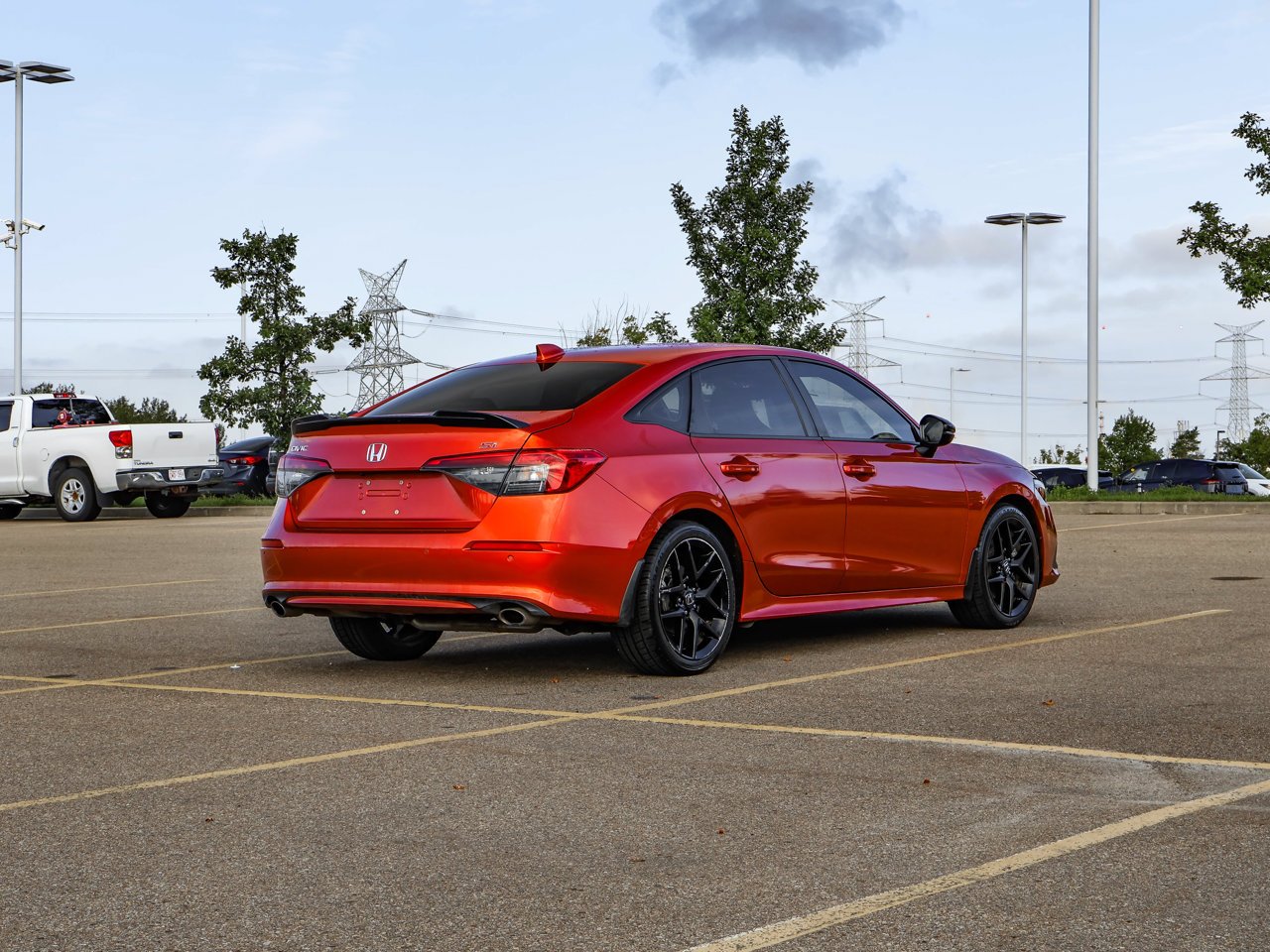 2023 Honda Civic Si Manual Orange Sherwood Park - photo #7