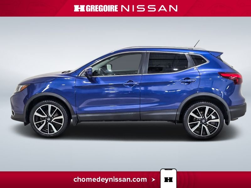 Nissan Qashqai CR7275 | SL * Cuir Beige * Mag * Caméra * Bas KM !! 2018 Bleu Laval - photo #4