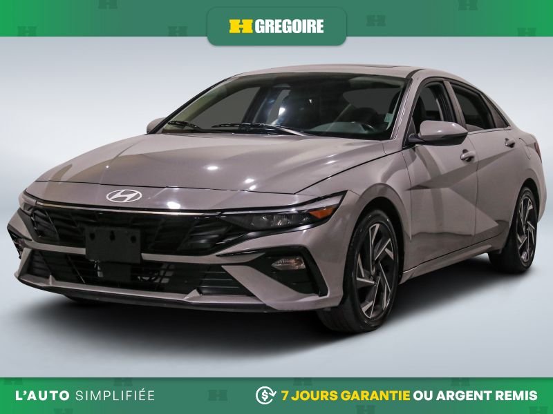 Hyundai Elantra 821992 | Luxury AUTO AC CUIR TOIT NAV MAGS CAM RECUL BLEUTO 2025 Argent Laval - photo #2