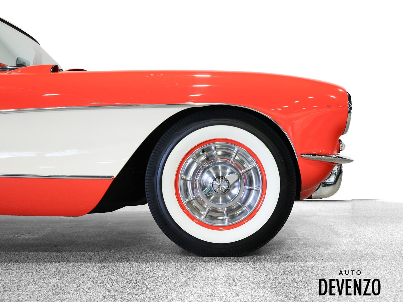 Chevrolet Corvette 1957 Rouge Saint-Eustache - photo #6