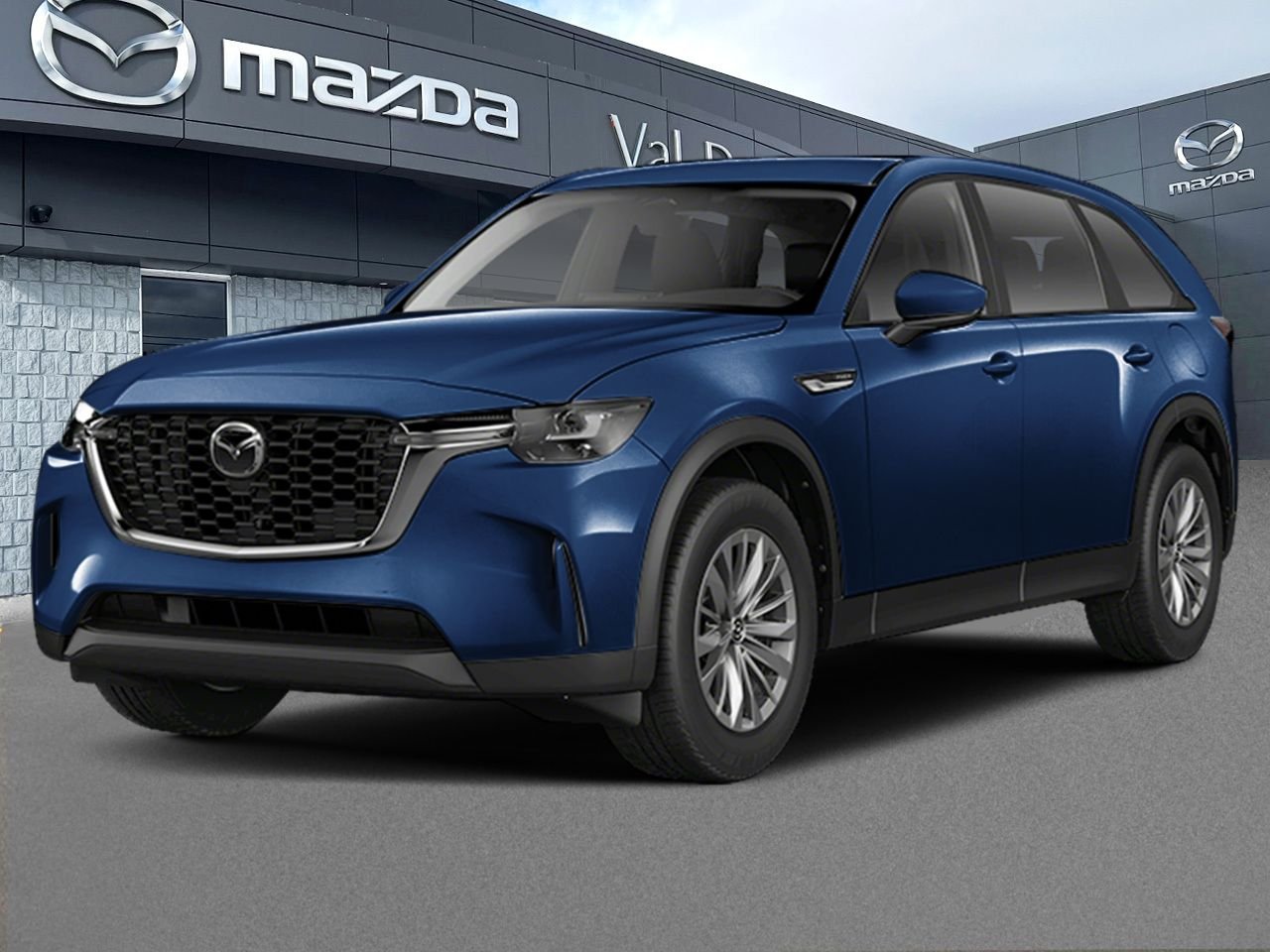 Mazda CX-90 hybride rechargeable GS TI, COMMANDE AUDIO AU VOLANT, VOLANT CHAUFFANT 2026 Bleu cristal foncé mica Val-David - photo #0