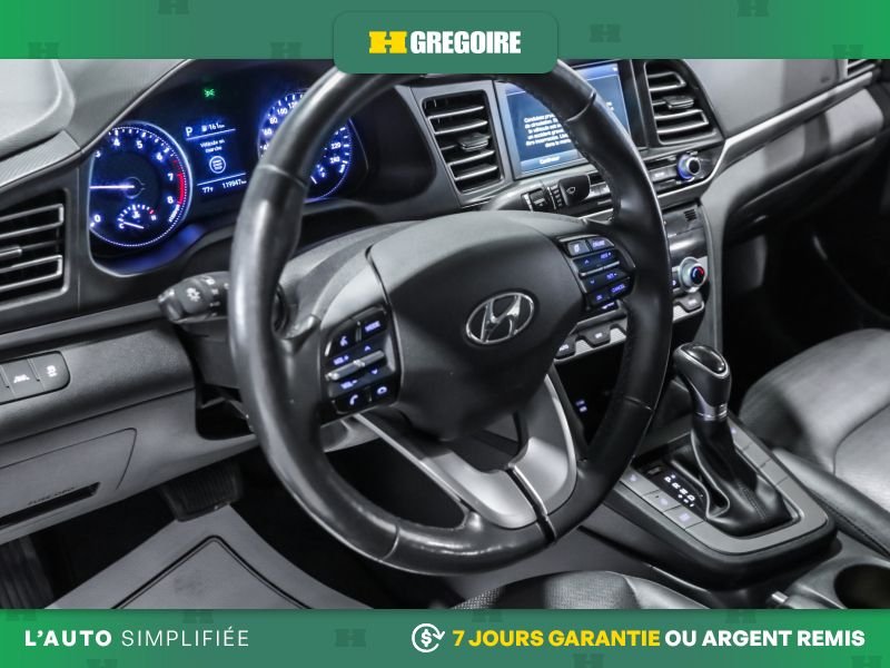 Hyundai Elantra 821185 | LUXURY AUTO A/C CUIR TOIT GR ELECT MAGS CAM RECUL 2019 Noir Laval - photo #11