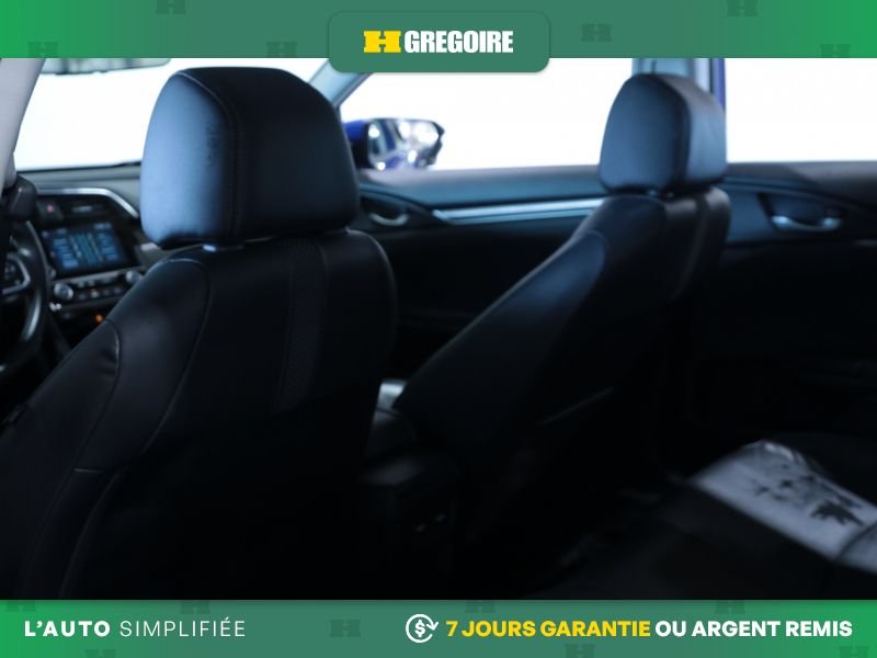 Honda Civic 820892 | TOURING AUTO A/ C CUIR TOIT GR ELECT MAGS CAM RECU 2019 Bleu Laval - photo #22
