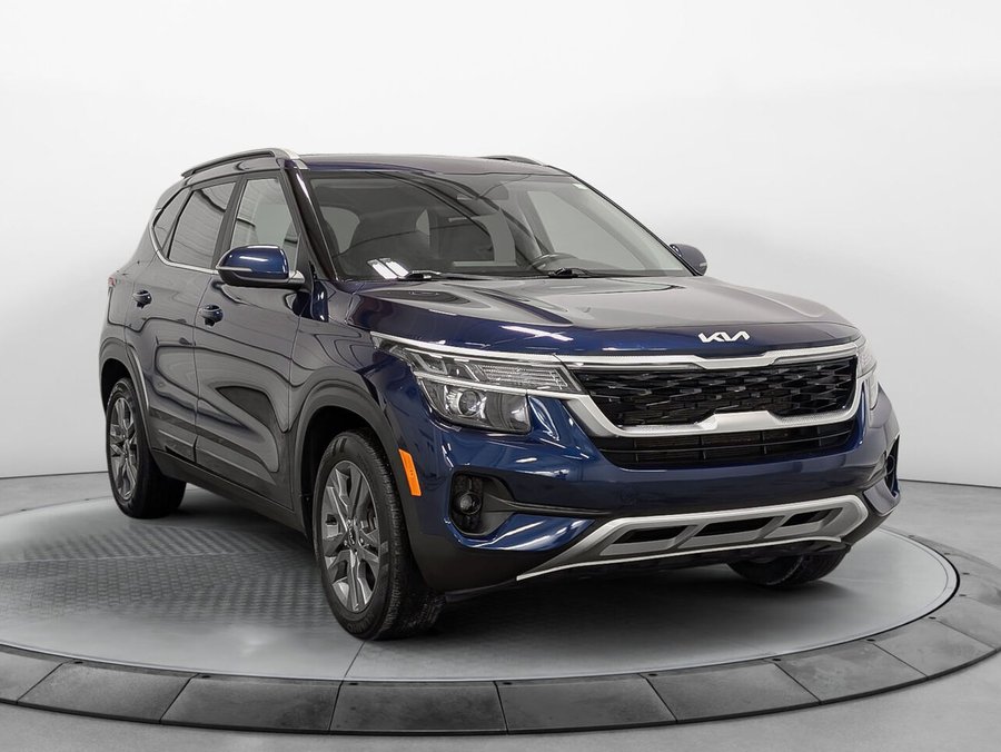 KIA SELTOS FWD EX PREMIUM Cuir Sièges et Volant Chauffants 2023 Bleu