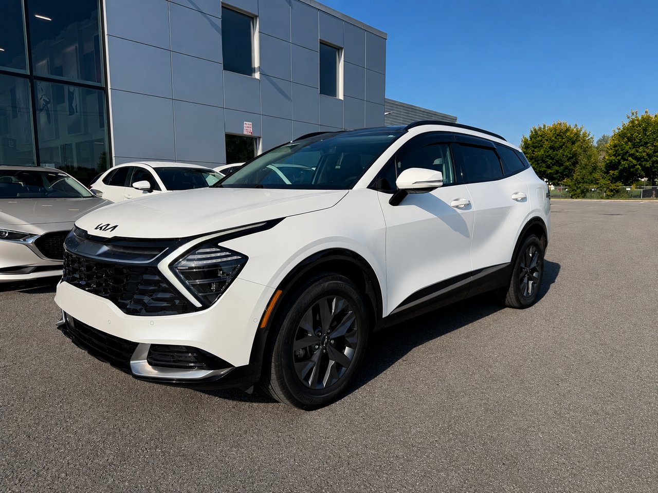 2023 Kia Sportage hybride SX White Châteauguay - photo #2