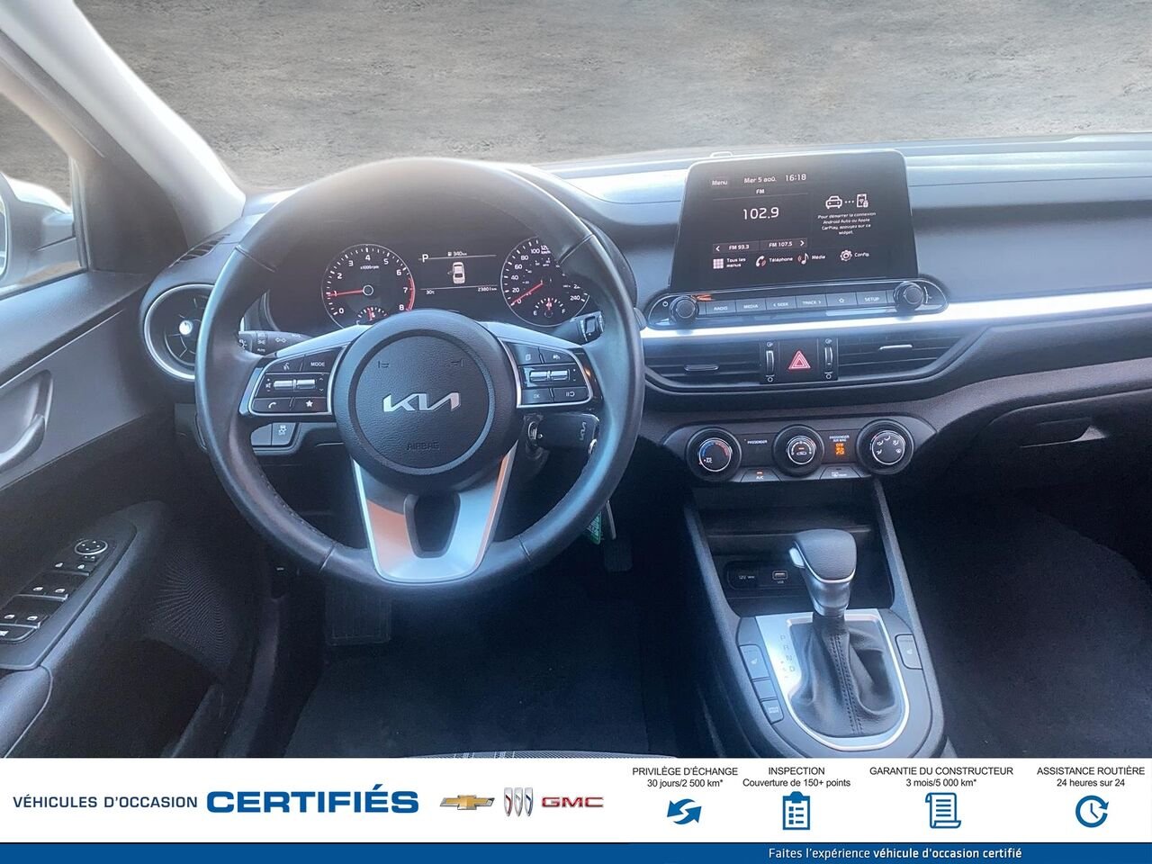 KIA FORTE LX/LXS LX IVT 2024 Blanc Montmagny - photo #8