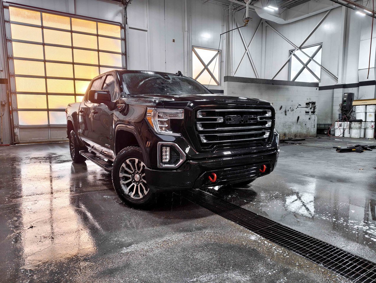 2022 GMC Sierra 1500 Limited 4WD Crew Cab 147 AT4 Black Sherwood Park - photo #1
