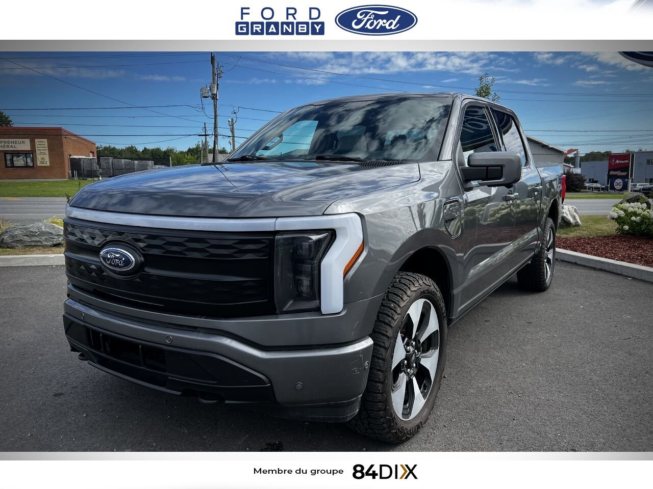 2023 Ford F-150 Lightning Grey Granby - photo #7