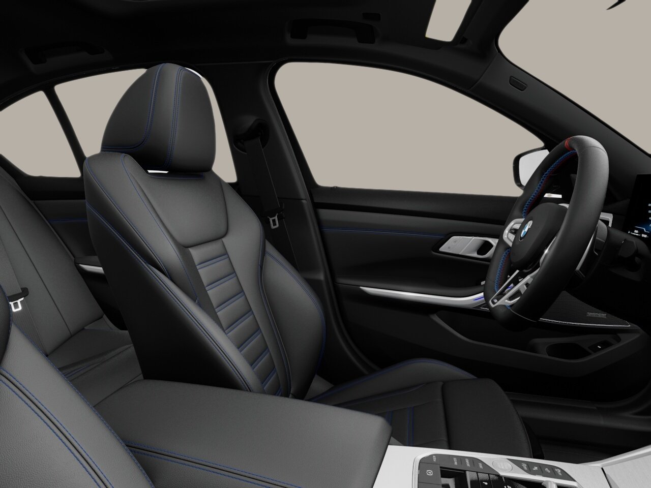 BMW Série 3 M340i xDrive 2026 Bleu course arctique métallique Blainville - photo #8