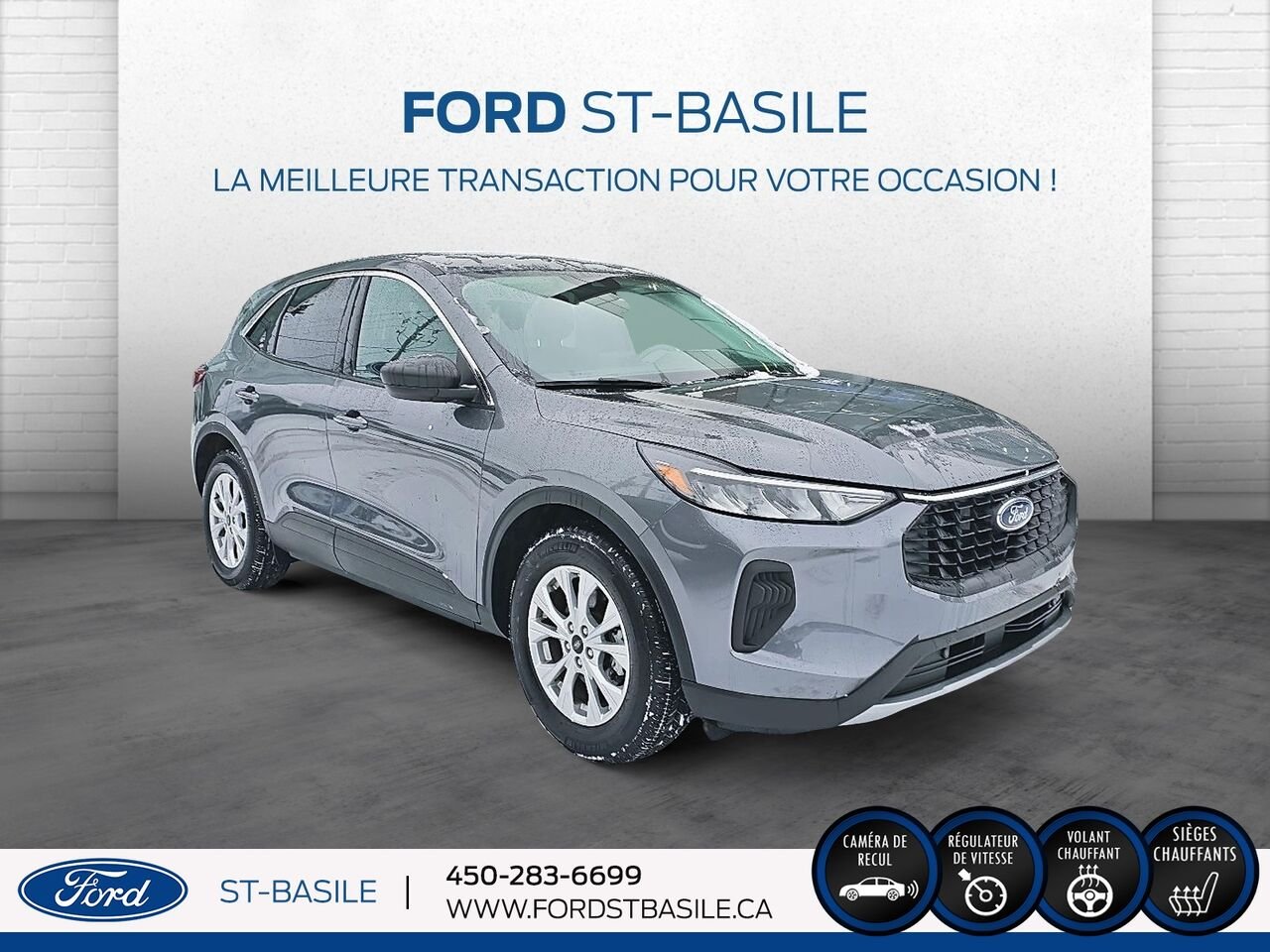 2023 Ford Escape Grey Saint-Basile-le-Grand - photo #8
