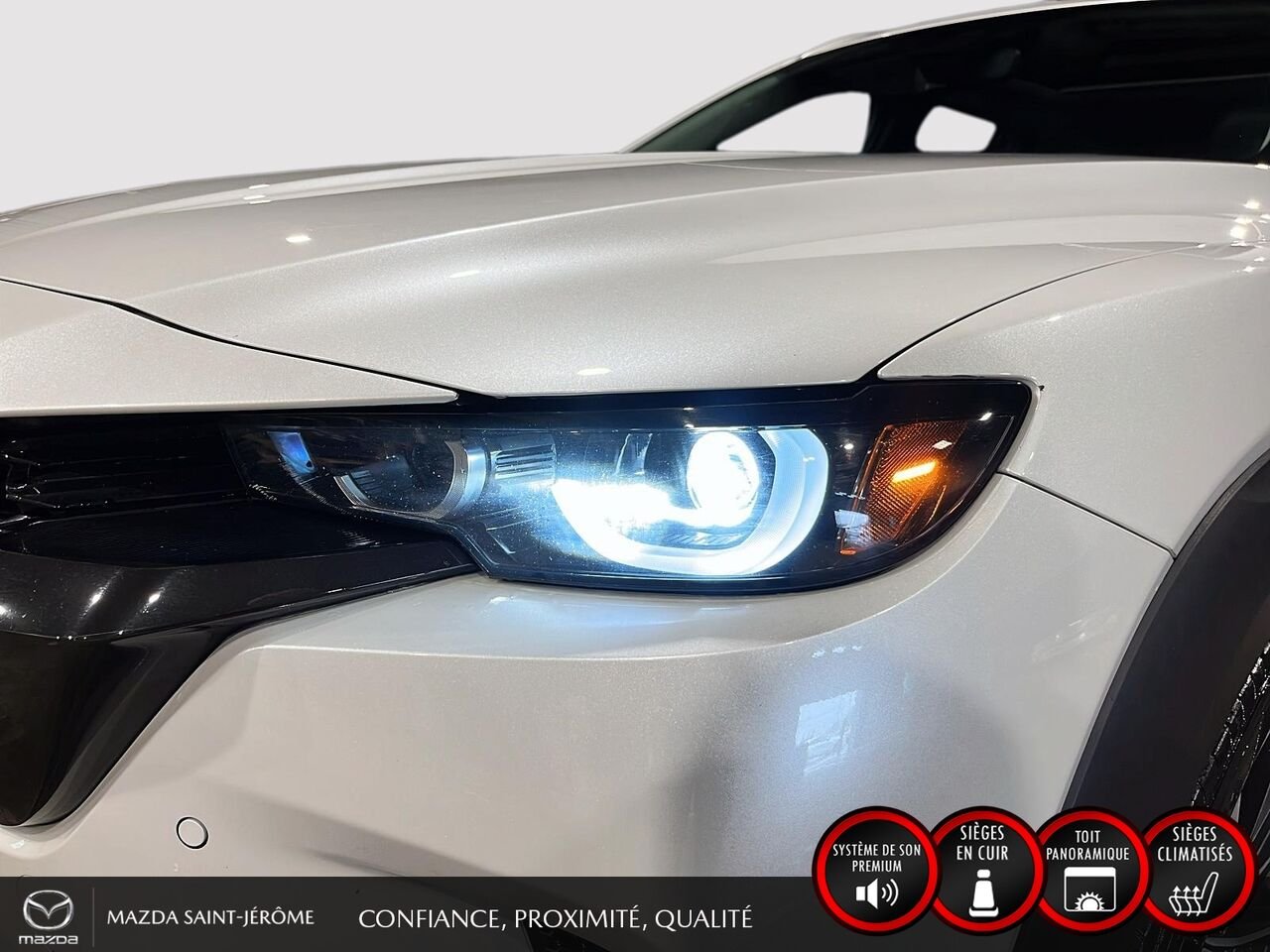 2023 Mazda CX-50 GT avec moteur turbo | TOIT PANORAMIQUE | ENSEMBLE DE REMORQUAGE | CUIR | AWD White Saint-Jérôme - photo #1
