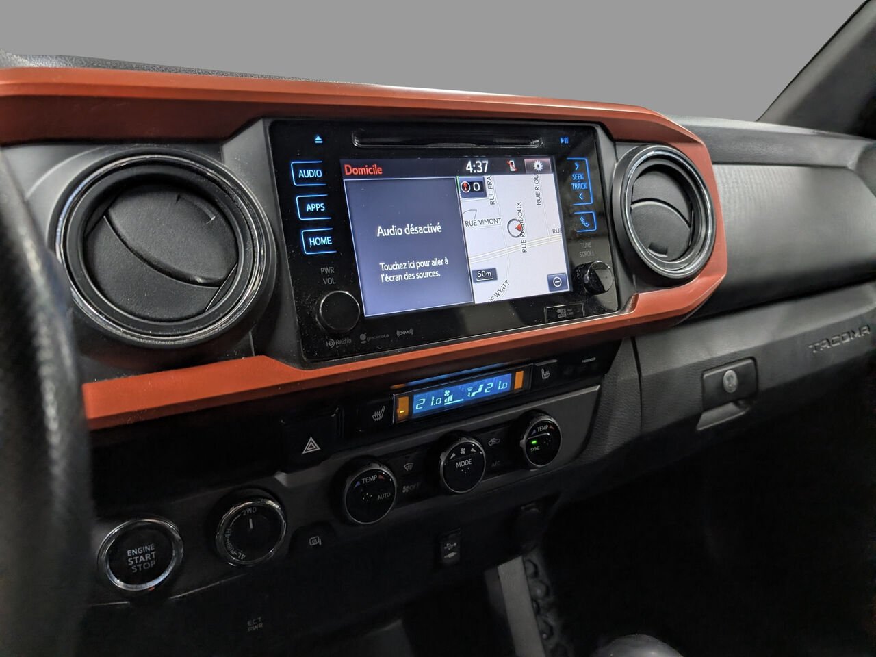 Toyota Tacoma TRD SPORT/SIÈGES CHAUFFANTS/VOLANT CHAUFFANT/AC BIZONE/CAMÉRA DE RECUL/ 2017 Orange Sherbrooke - photo #17