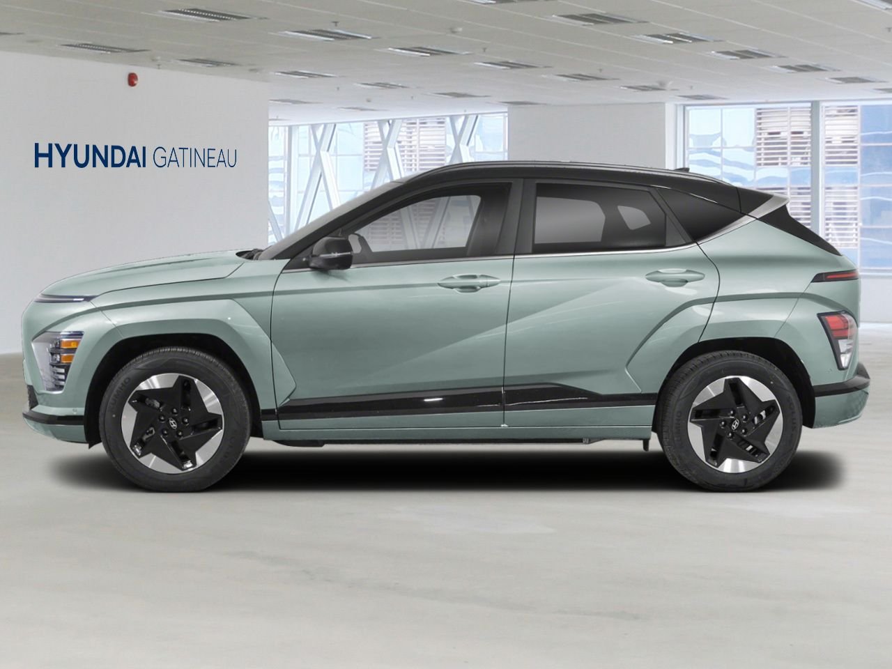 2026 Hyundai Kona Electric Preferred TA avec ensemble Ultimate deux tons Mirage Green w/Abyss Black Roof Ottawa & Gatineau - photo #1