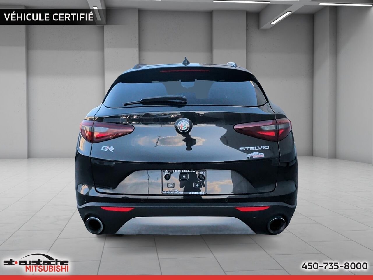 Alfa Romeo Stelvio 2018 Noir Saint-Eustache - photo #2