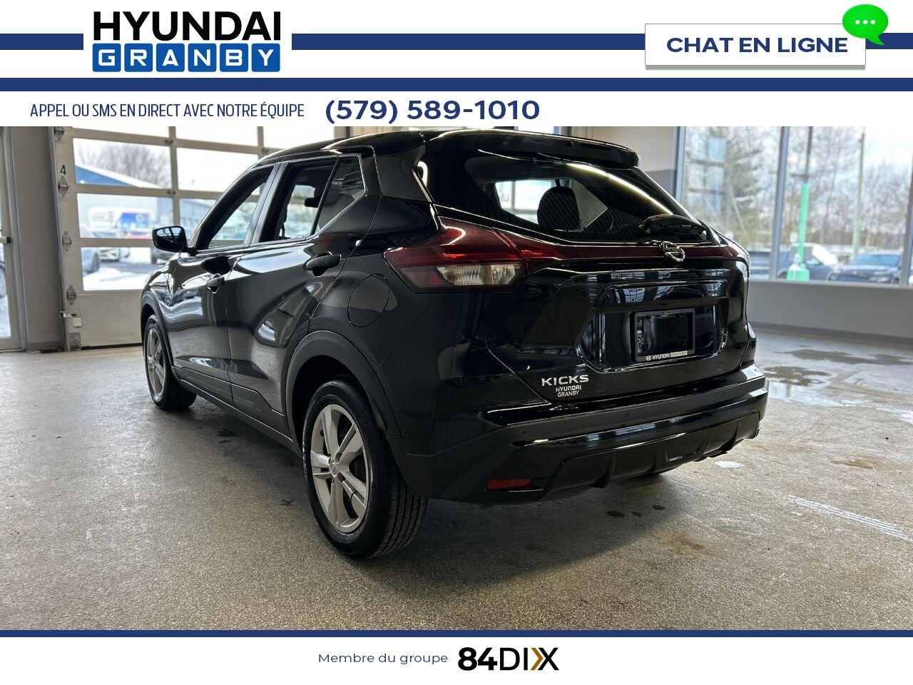 2021 Nissan Kicks Black Granby - photo #4