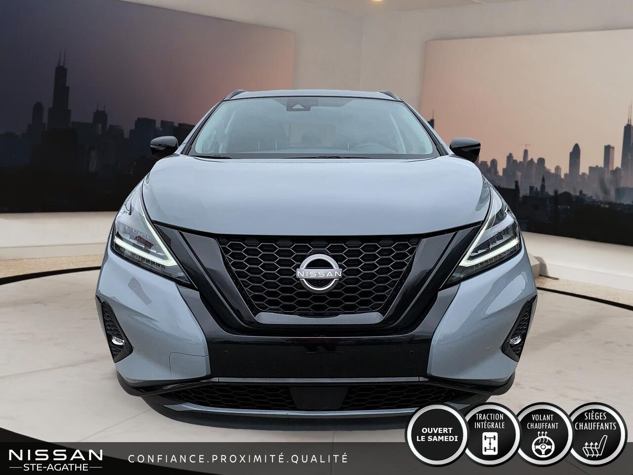 Nissan Murano MIDNIGHT | AWD | NAVIGATION | CUIR | TOIT | PANO | 2023 Gris Saint-Jérôme - photo #1
