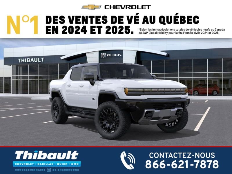 GMC HUMMER EV camion 3X cabine multiplace e4WD 2026 Blanc interstellaire