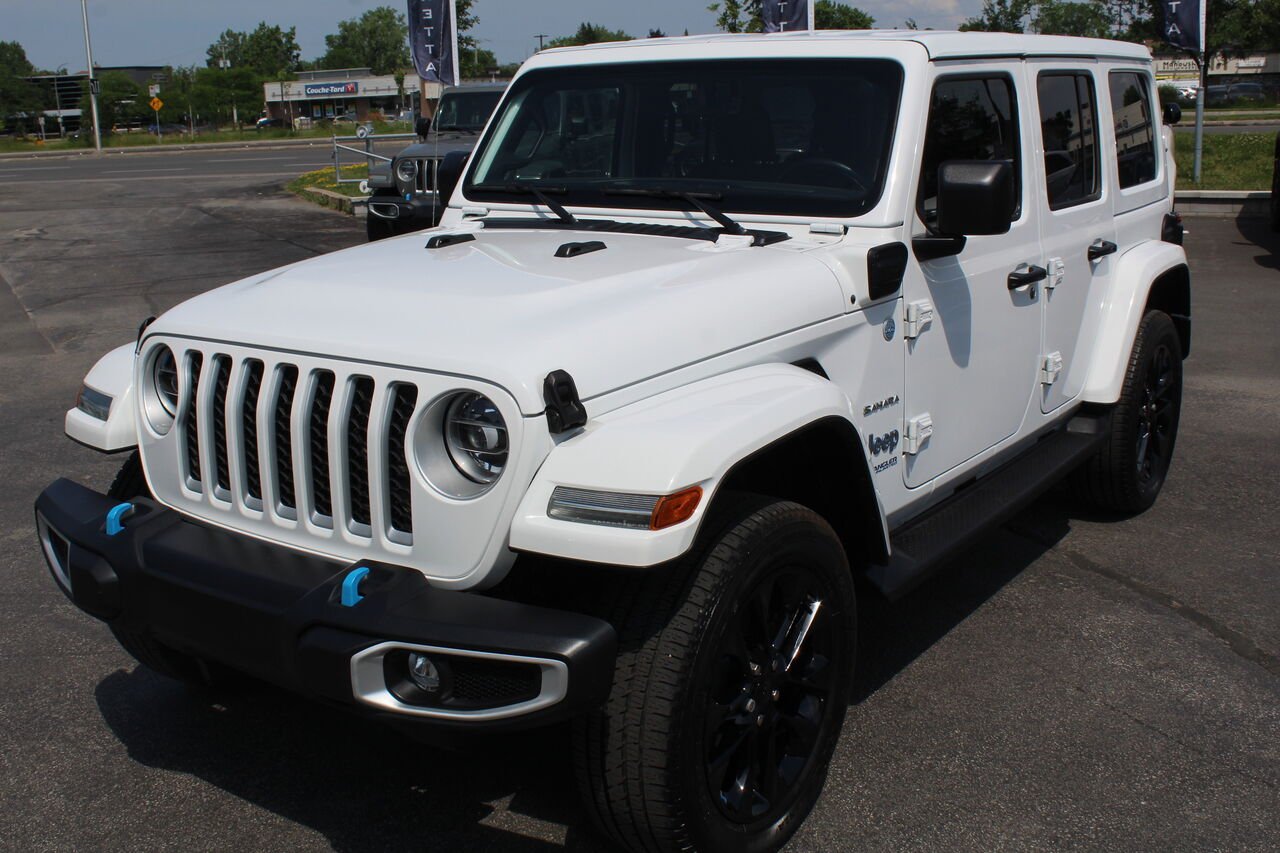 2022 Jeep Wrangler 4xe VIN: 1C4JJXP6XNW107114 White Sainte-Rose - photo #1
