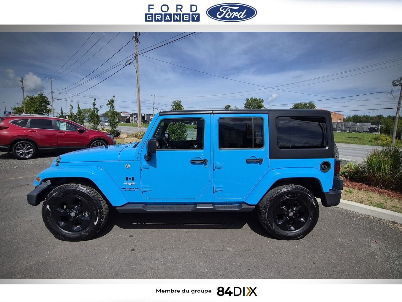Jeep Wrangler Unlimited 2017 Bleu Granby - photo #3