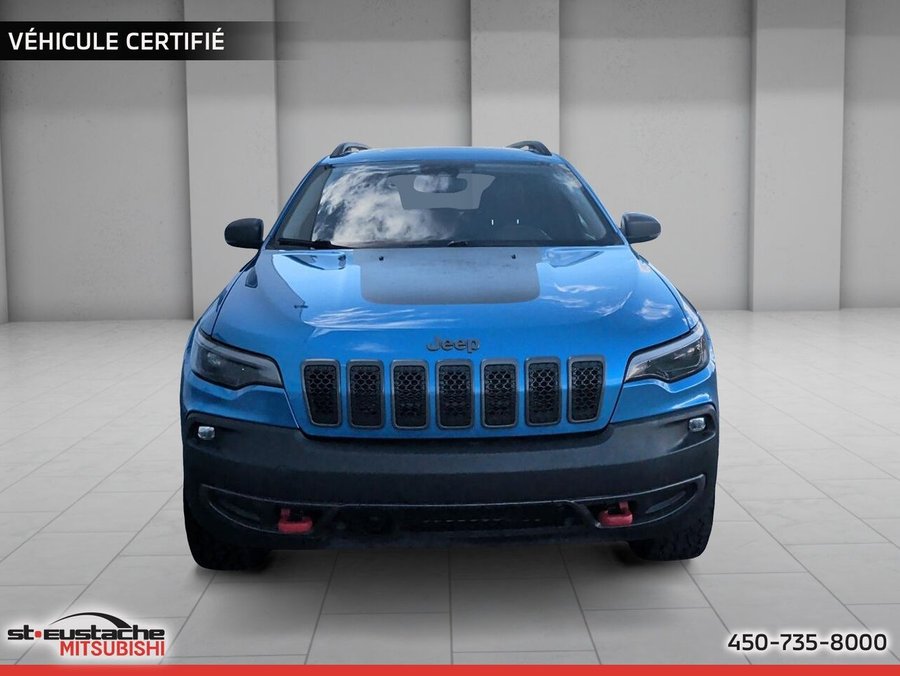 2020 Jeep Cherokee Trailhawk Elite AWD-V6-CUIR-TOIT PANORAMIQUE-SIÈGES CHAUFFANTS Blue
