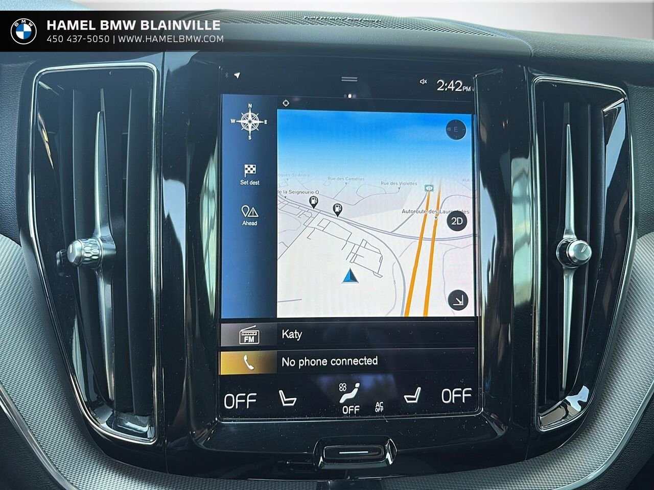 Volvo XC60 T6 R-Design TI 2021 Gris Blainville - photo #12