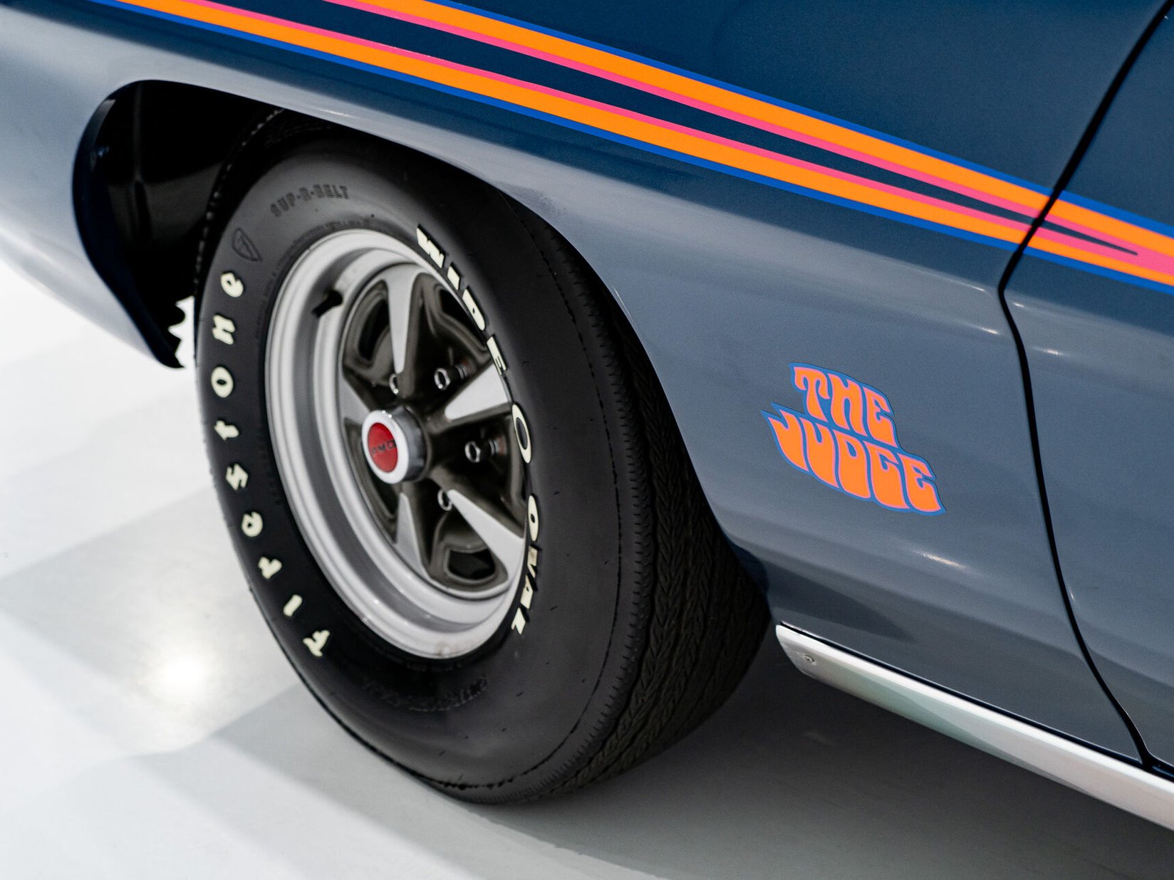 1970 Pontiac GTO The Judge Matching# Ram Air III 4-speed **PRIX EN USD** Blue Montreal - photo #4