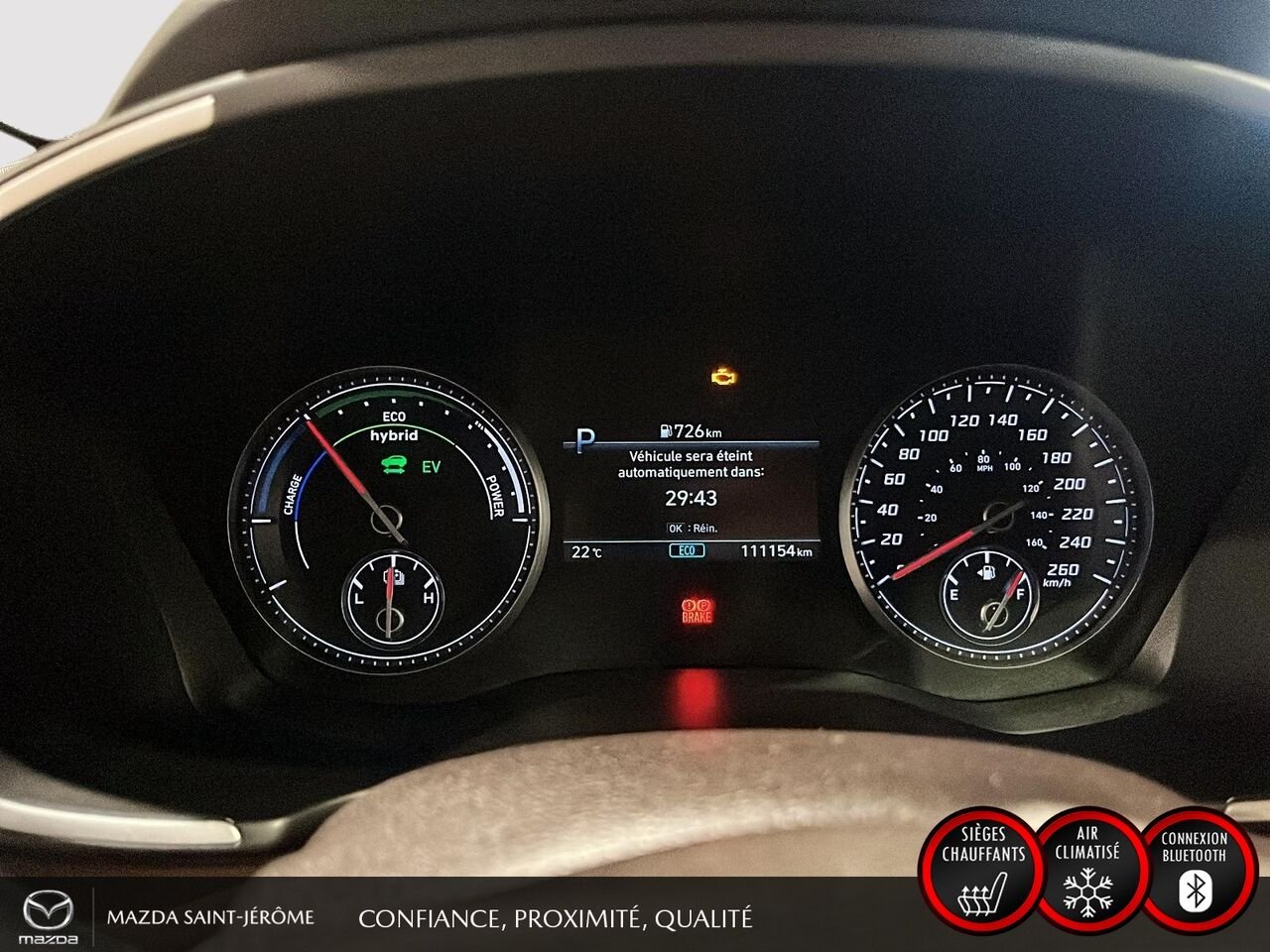 2022 Hyundai Santa Fe Hybrid Preferred Trend hybride | TOIT PANORAMIQUE | CUIR | AWD White Saint-Jérôme - photo #16