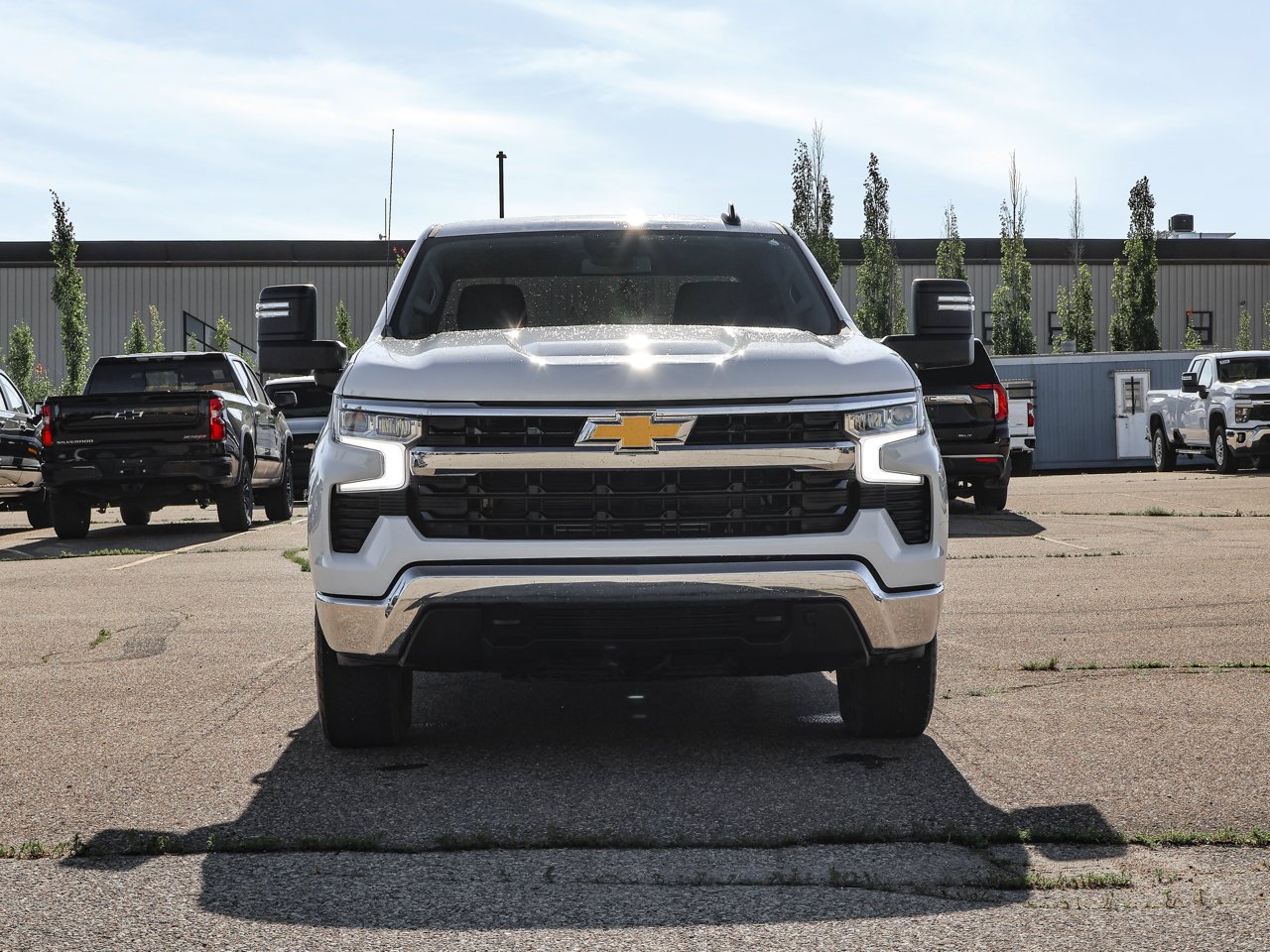 2025 Chevrolet Silverado 1500 4WD Crew Cab 147 LT White Sherwood Park - photo #2