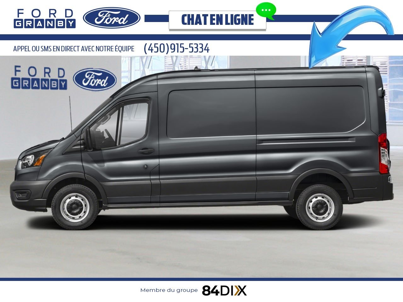 2025 Ford Transit Cargo Van Carbonized Grey Metallic Granby - photo #2