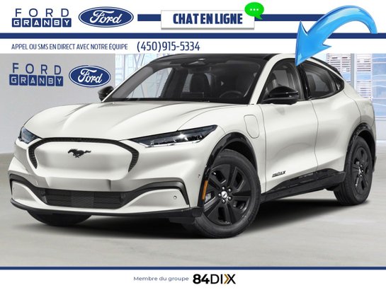 2025 Ford Mustang Mach-E Star White Metallic Tri-Coat