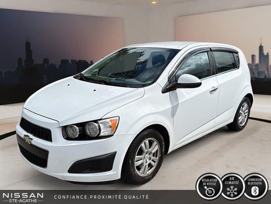 2012 Chevrolet Sonic HAYONS 5 PORTES LT|AUT|PNEUS D'HIVER INCLUS White