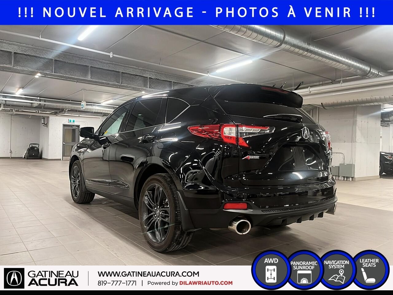 Acura RDX A-Spec SH-AWD 2022 Noir Ottawa & Gatineau - photo #7