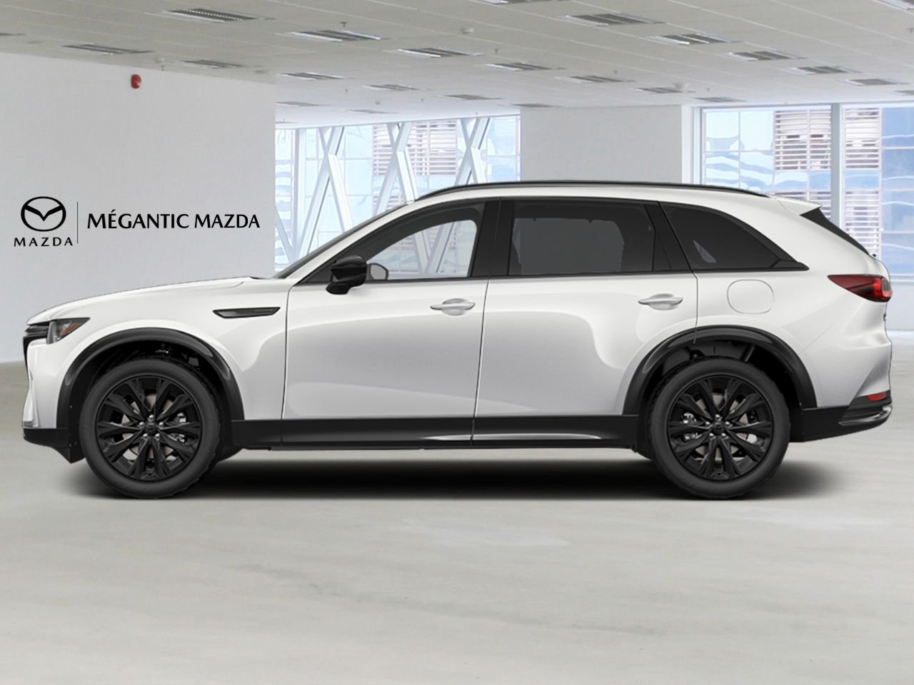 2026 MAZDA CX-90 MHEV Rhodium White Metallic Lac Mégantic - photo #1