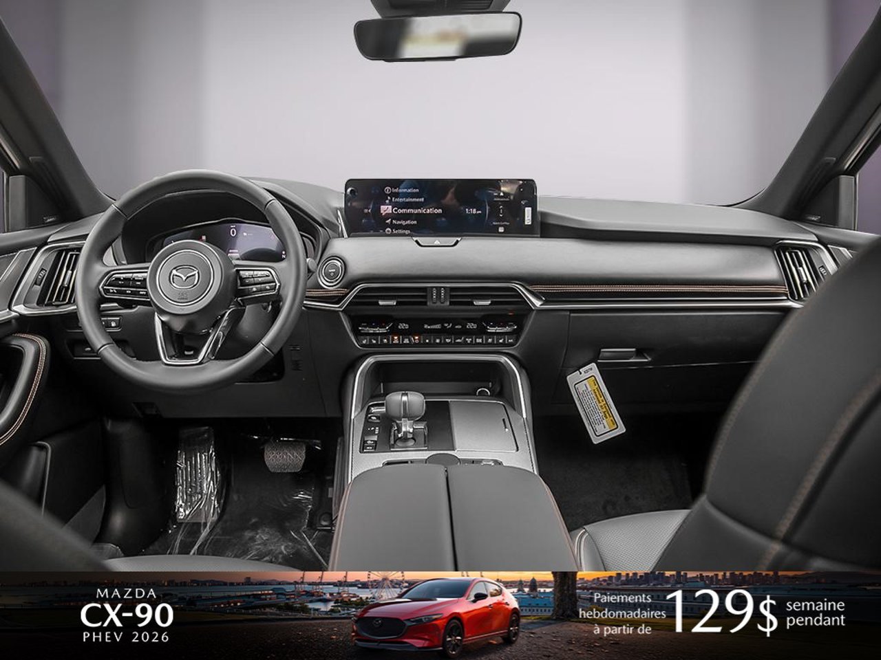 2026 Mazda CX-90 PHEV JM3KKDHA0T1366182 Jet Black Mica Mirabel - photo #21