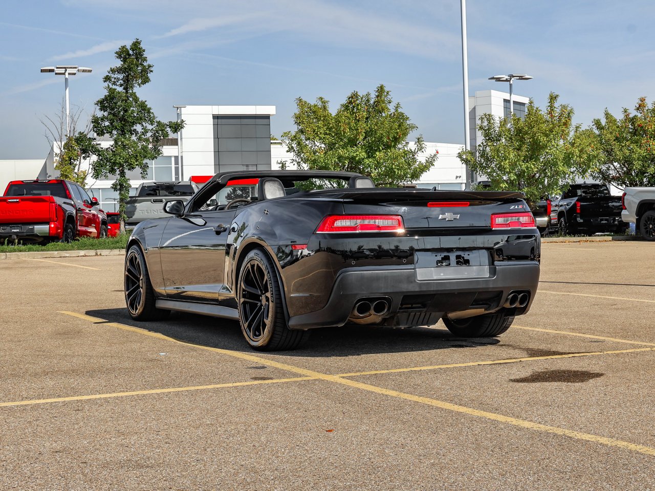 2014 Chevrolet Camaro 2dr Conv ZL1 Black Sherwood Park - photo #5