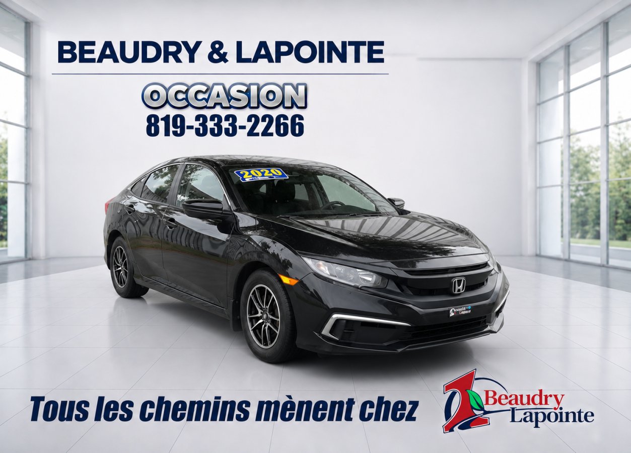 Honda Civic 2020 Noir La Sarre - photo #0