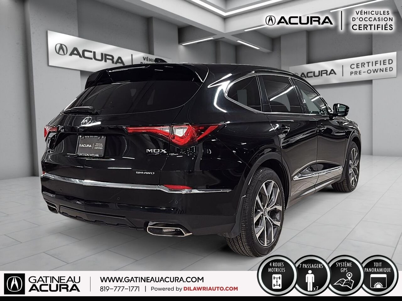 2024 Acura MDX Tech SH-AWD Black Gatineau - photo #16